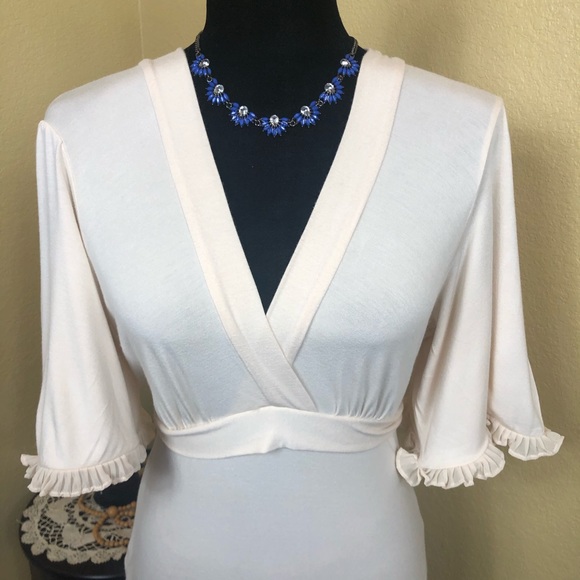 BCBG Maxazria  Wrap Blouse - Picture 4 of 7